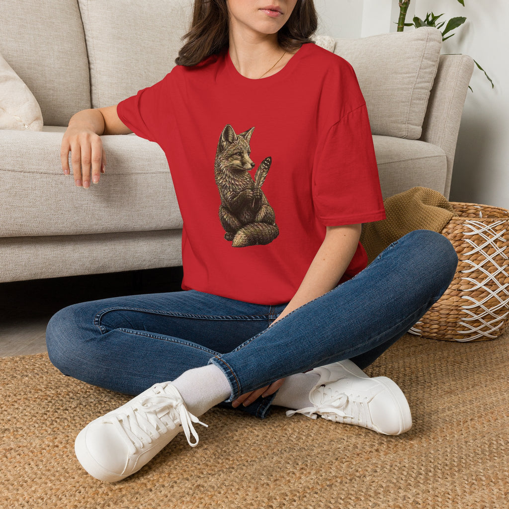 Fox With Feather (2) T-Shirt