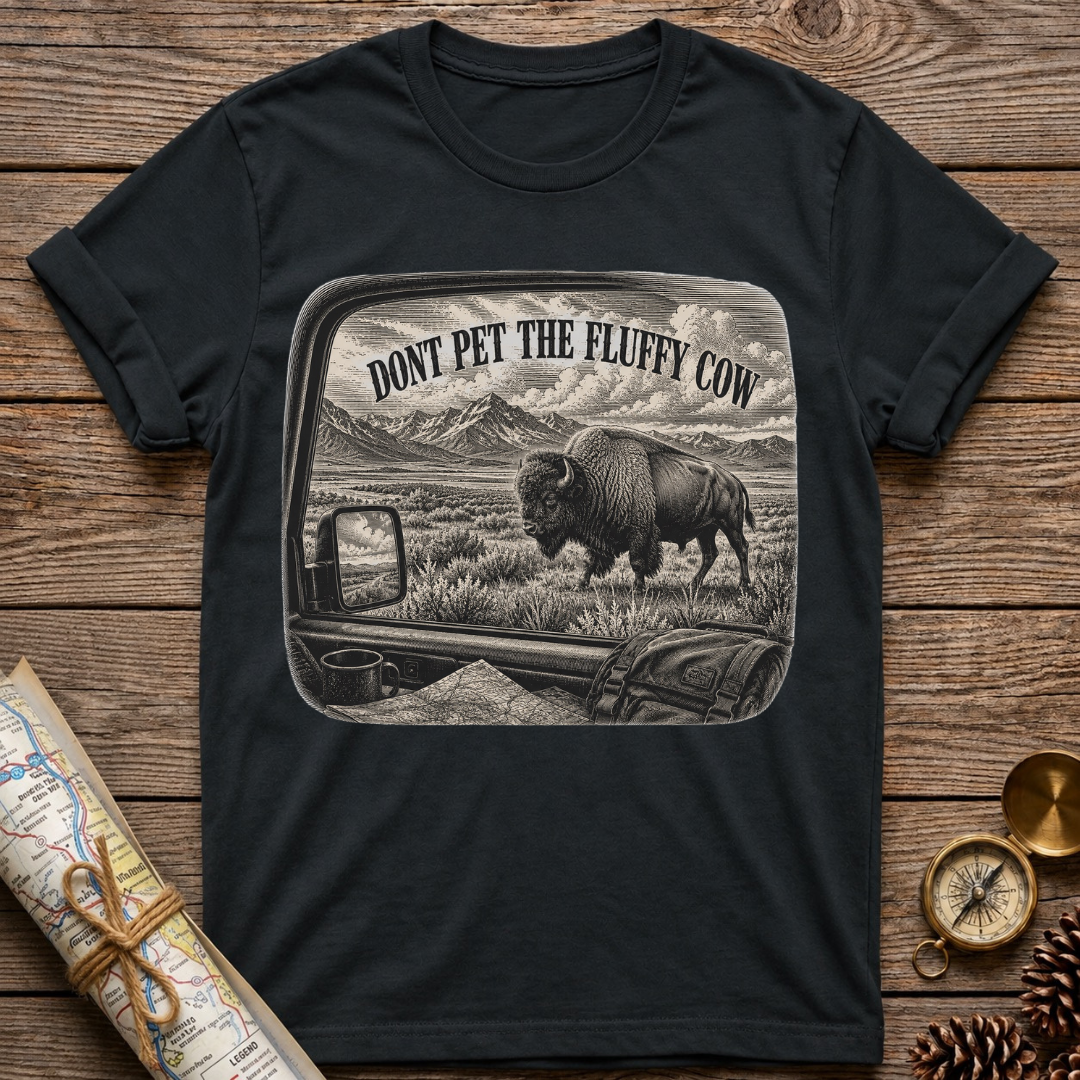 Dont Pet The Fluffy Cow (2) T-Shirt