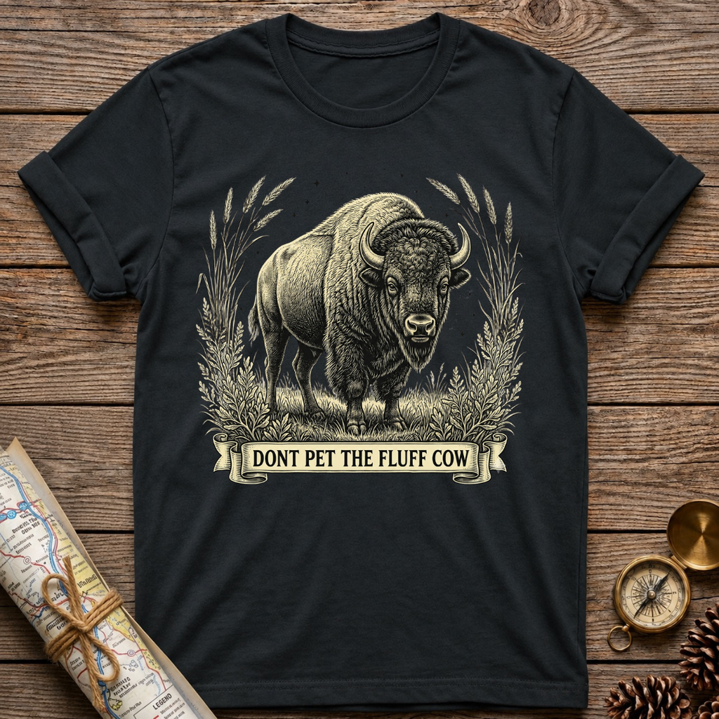 Dont Pet The Fluffy Cow T-Shirt