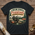 Hiking Is Just Fishing Wthout A Chair T-Shirt