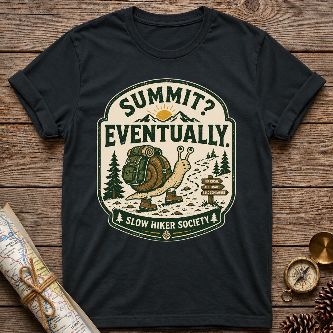 Snail Summit Eventually T-Shirt