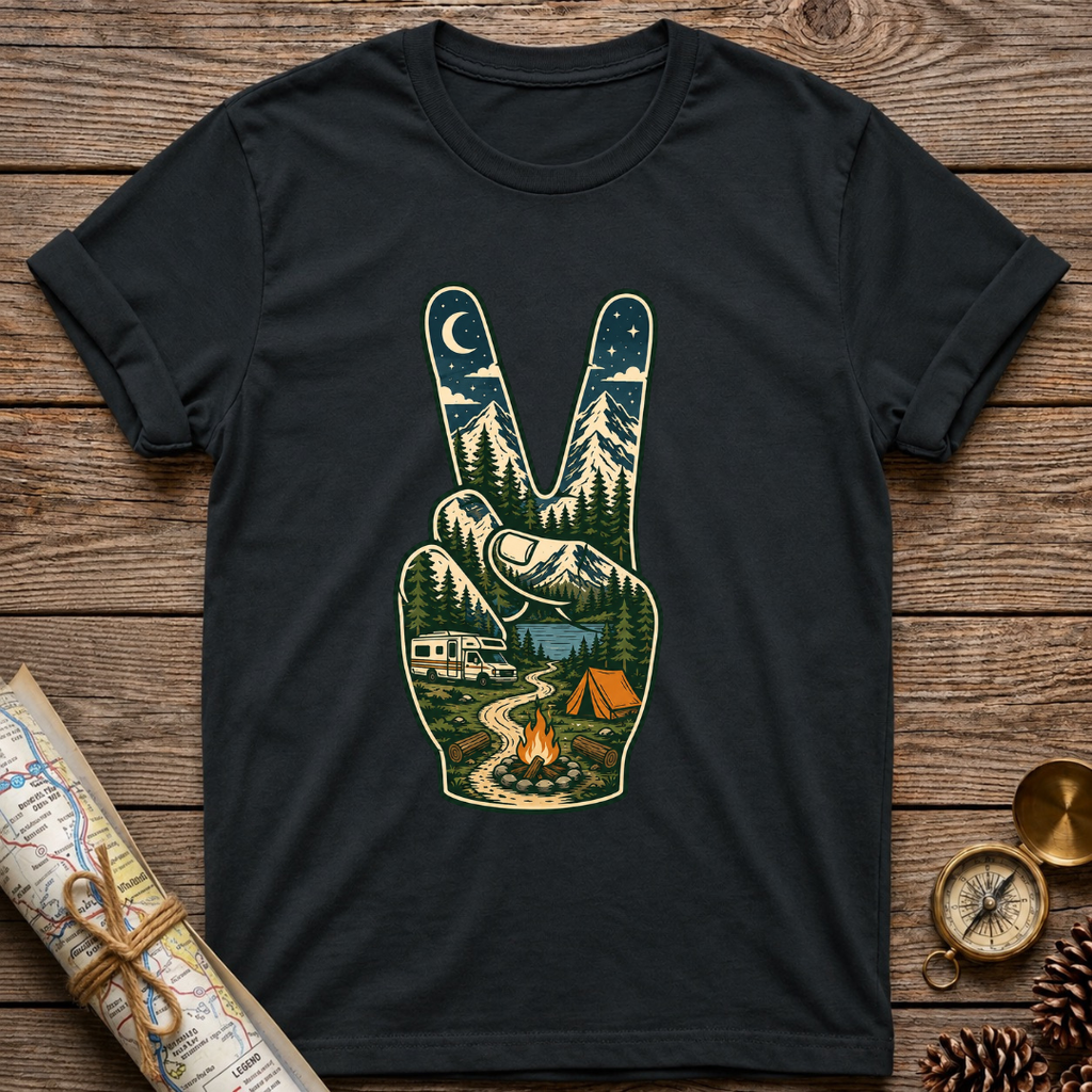 Hand Peace Symbol T-Shirt