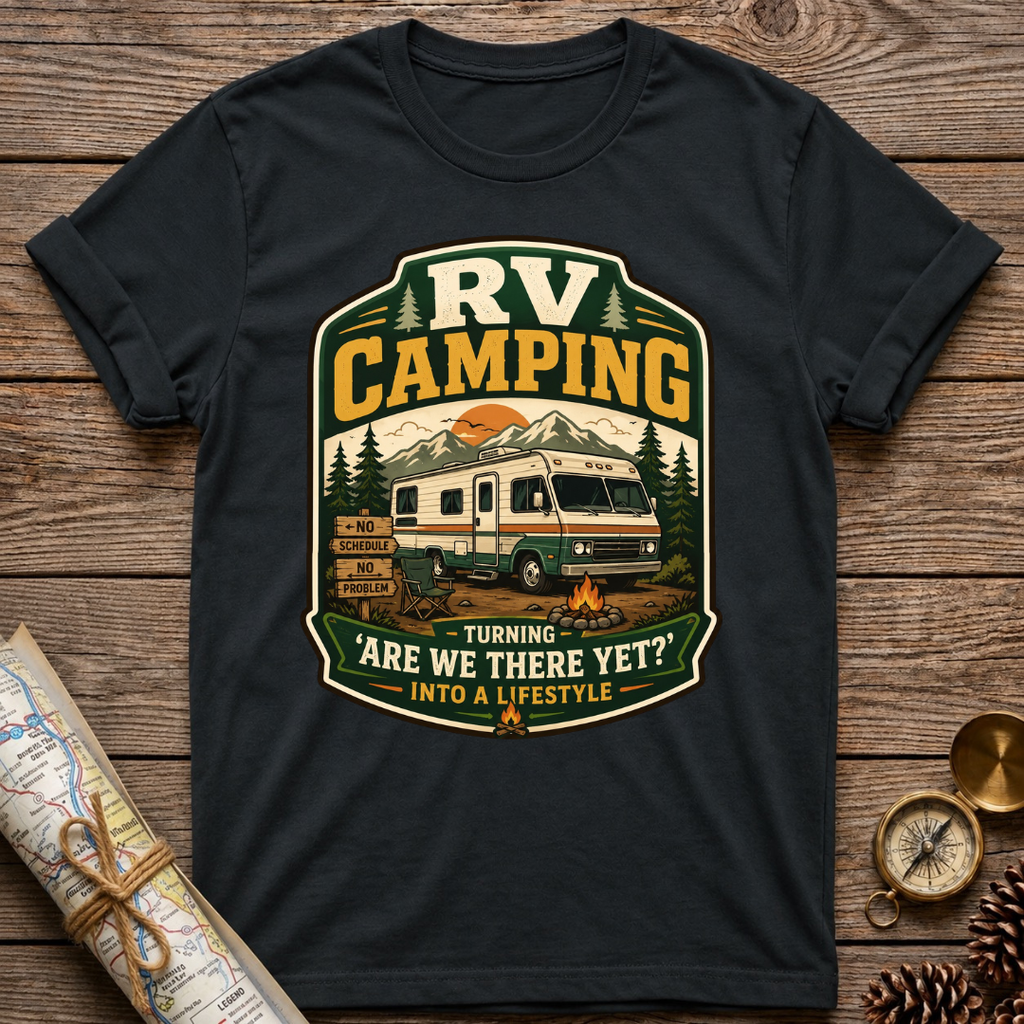 Rv Camping "Are We There Yet" T-Shirt