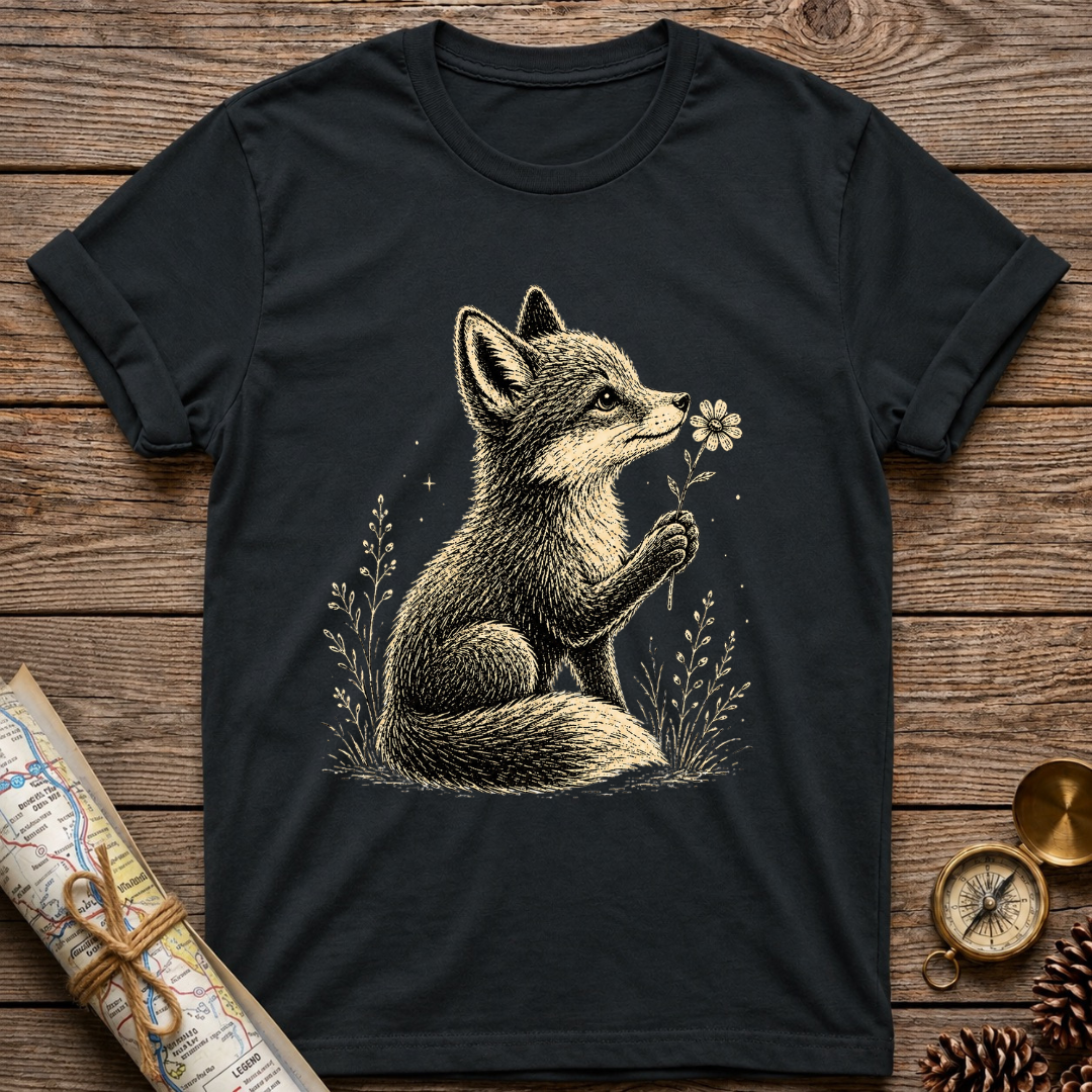 Fox with Flower