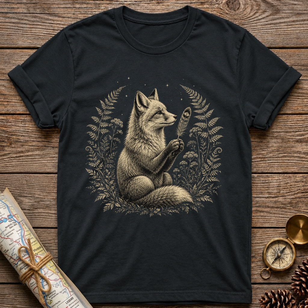 Fox With Feather T-Shirt