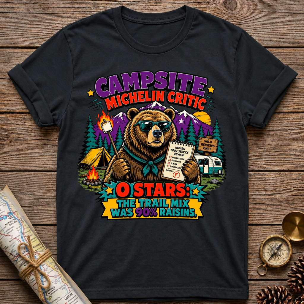 Bear Campsite Critic T-Shirt