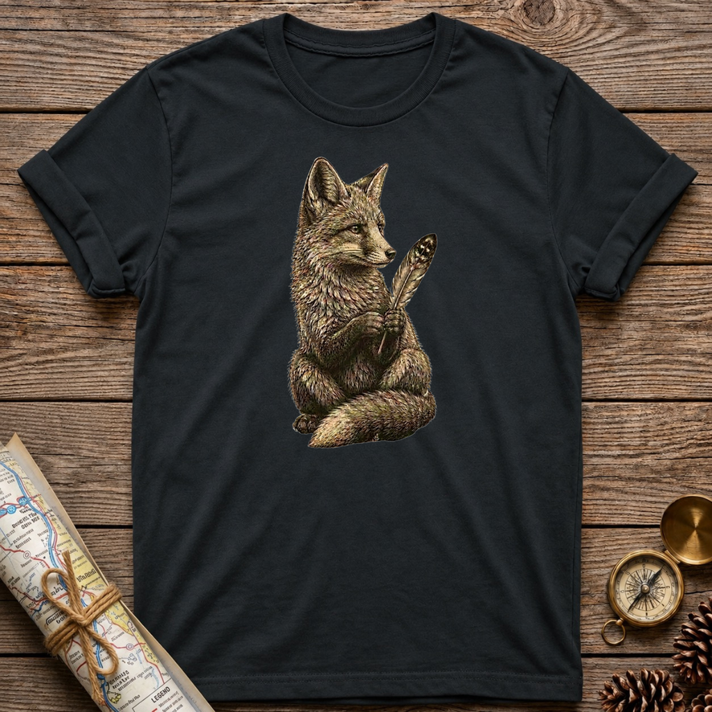 Fox With Feather (2) T-Shirt