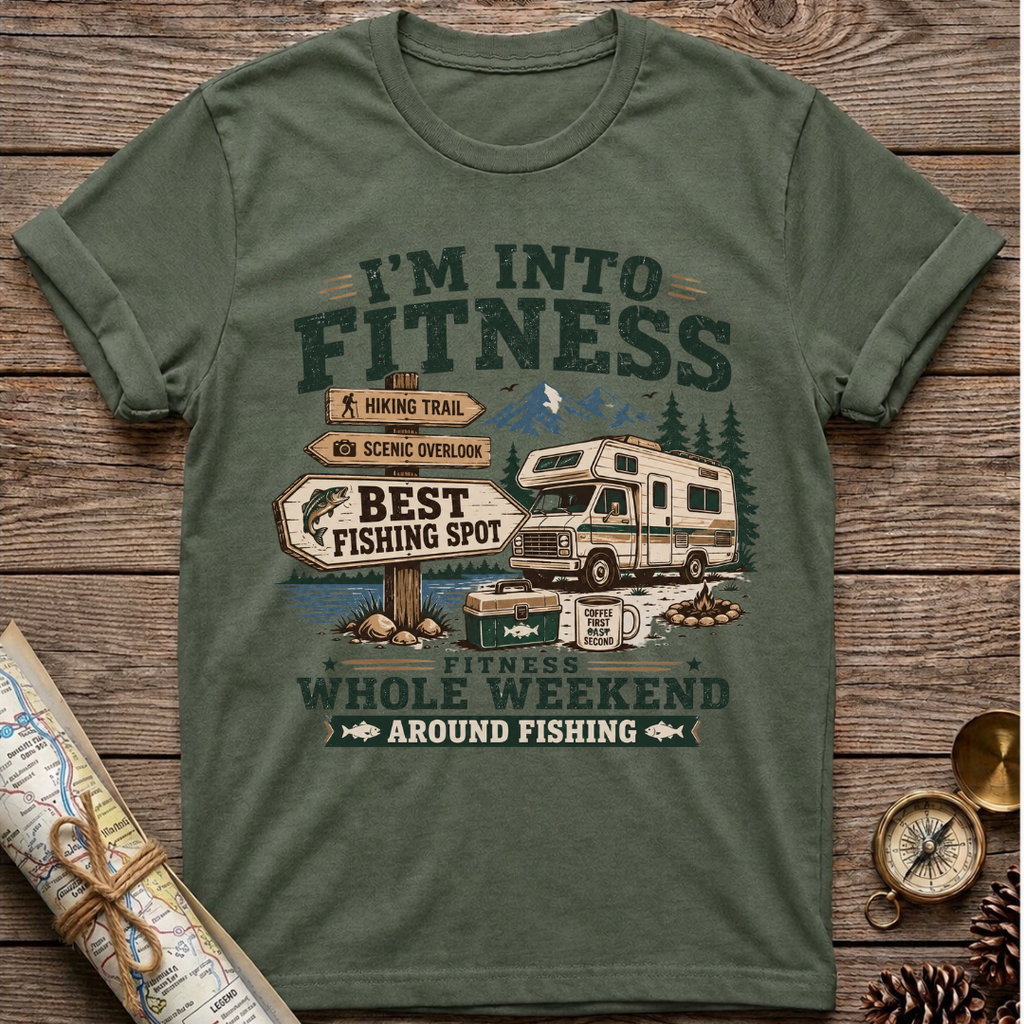 I'm Into Fitness Camping T-Shirt