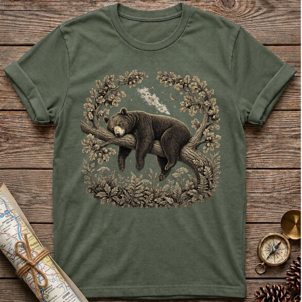 Sleeping Bear in Tree T-Shirt
