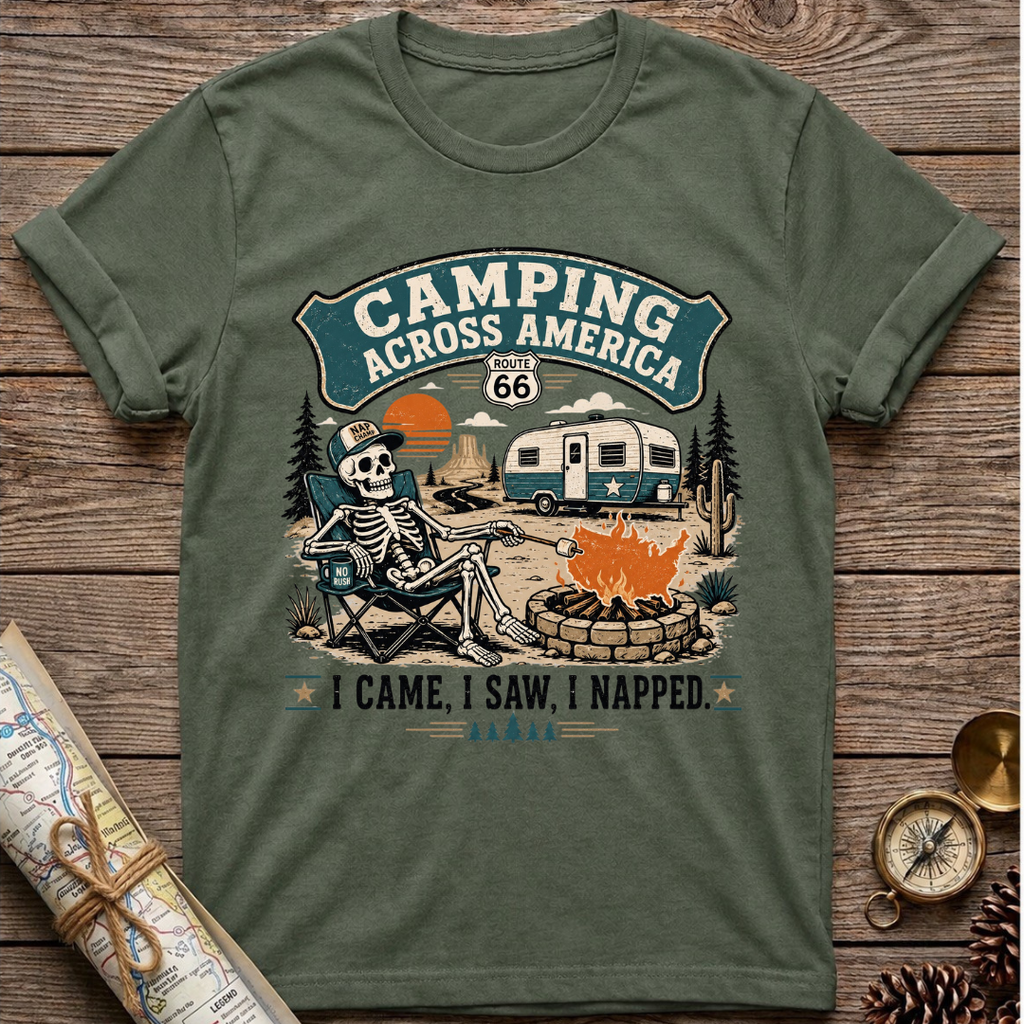 I Came I Saw I Napped T-Shirt