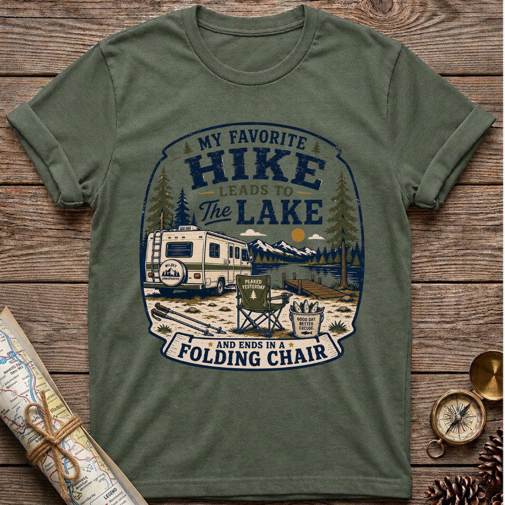 My Favorite Hike Lead To The Lake T-Shirt