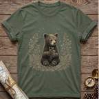 Bear Holding Honeycomb T-Shirt