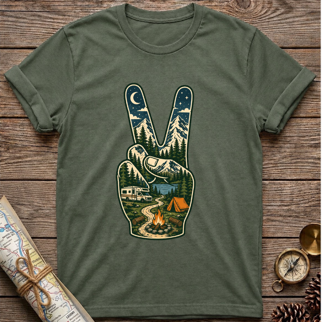 Hand Peace Symbol T-Shirt