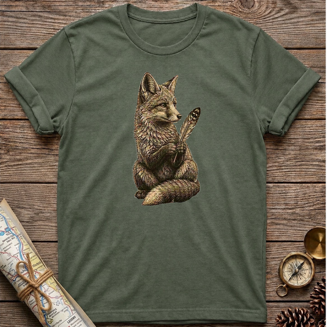 Fox With Feather (2) T-Shirt