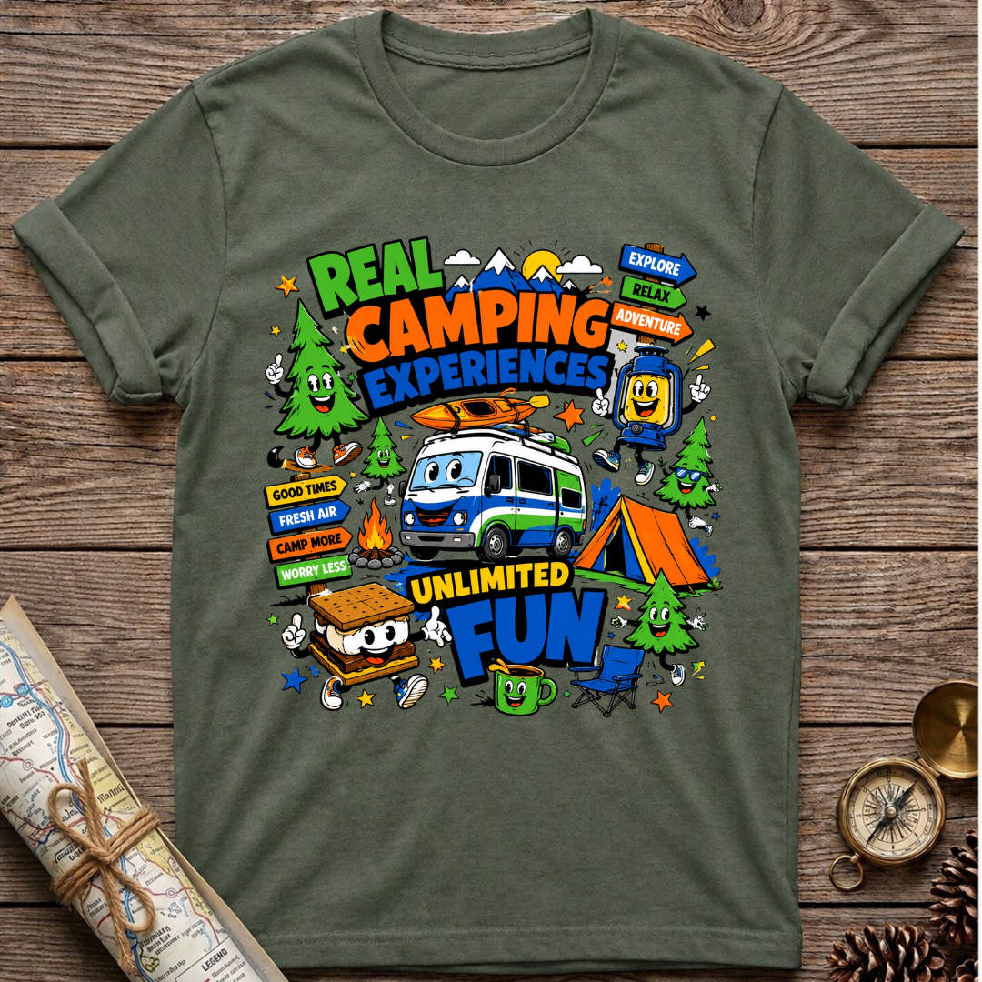 Real Camping Experiences T-Shirt