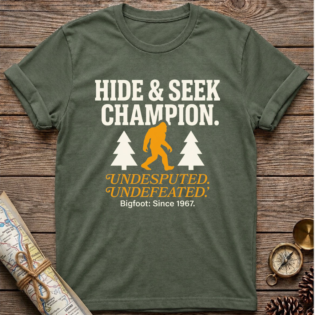 Bigfoot Hide & Seek Champion T-Shirt