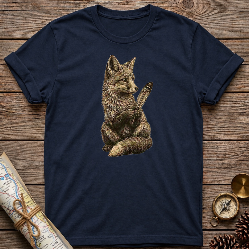 Fox With Feather (2) T-Shirt