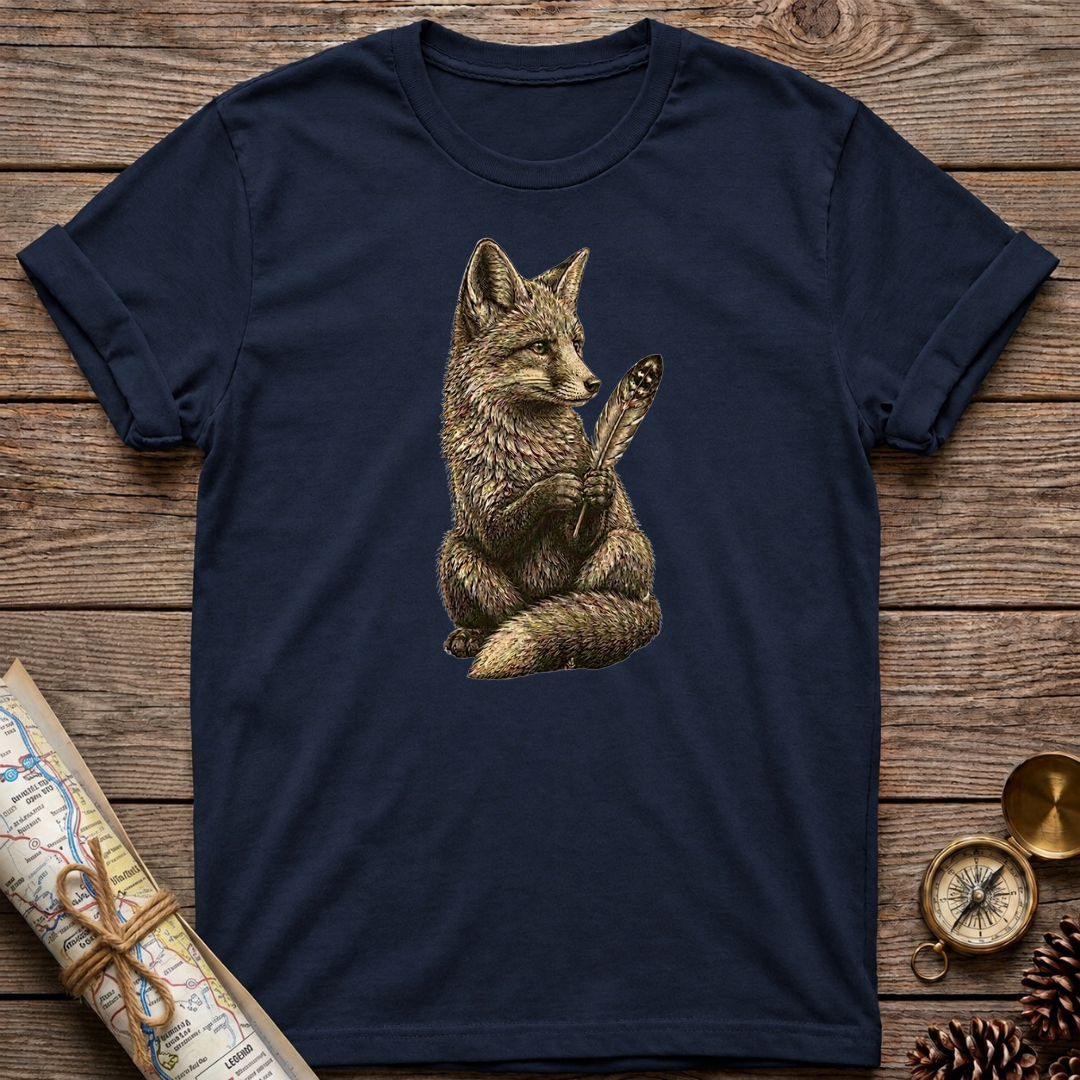 Fox With Feather (2) T-Shirt