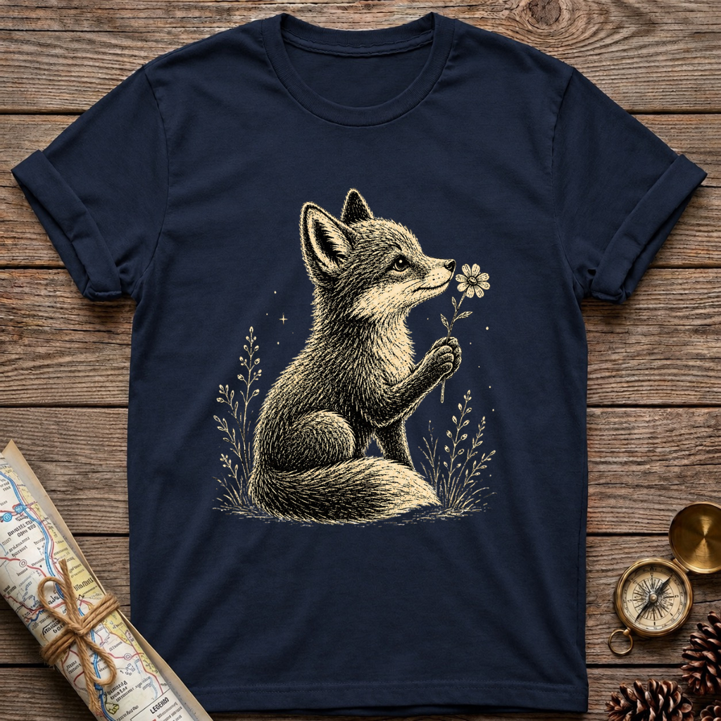 Fox with Flower