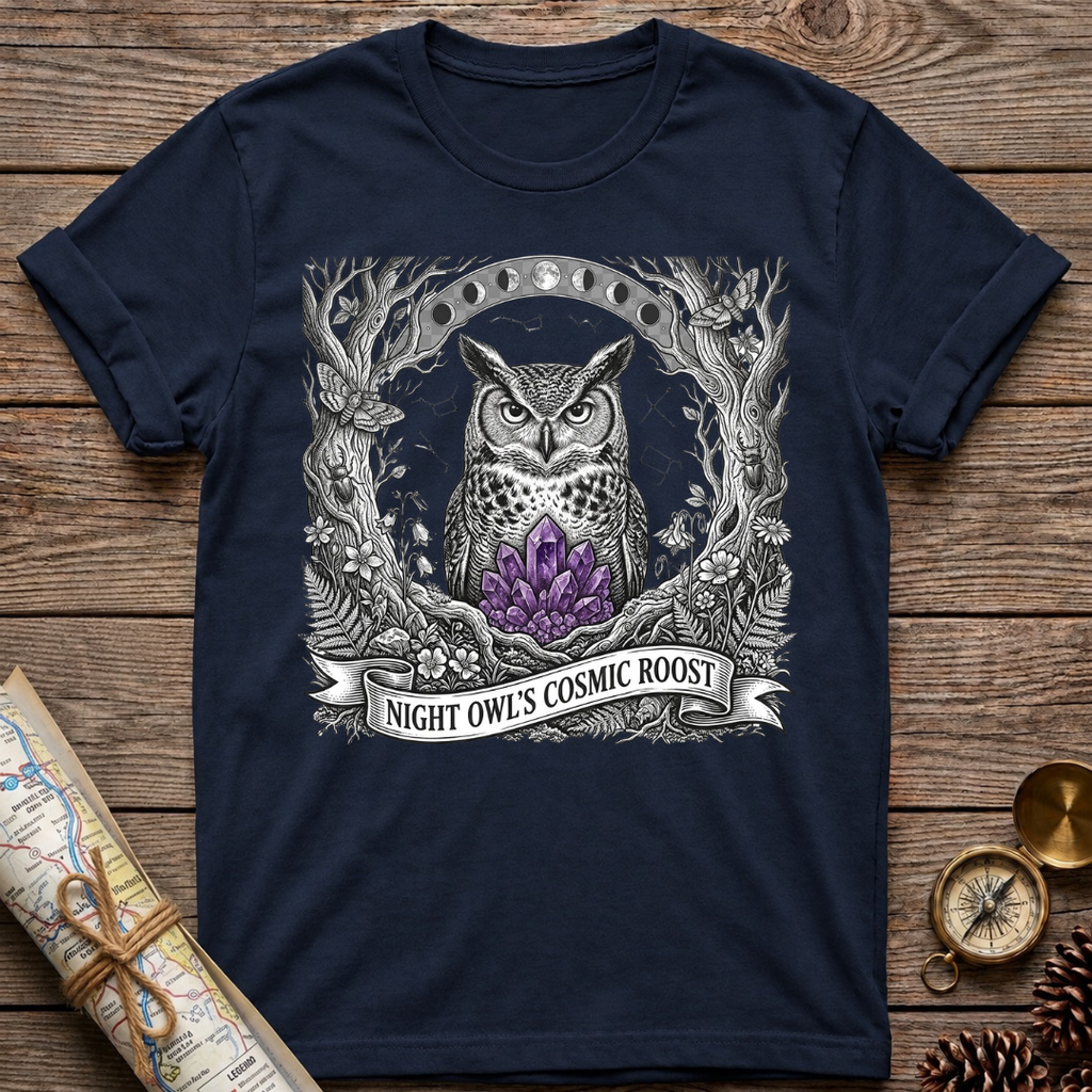 Night Owl's Cosmic Roost T-Shirt