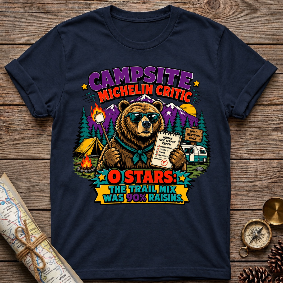 Bear Campsite Critic T-Shirt