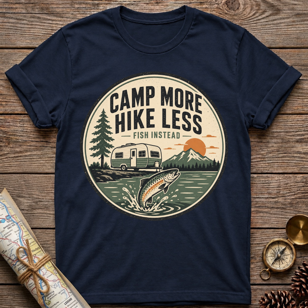 Camp More Hike Less T-Shirt
