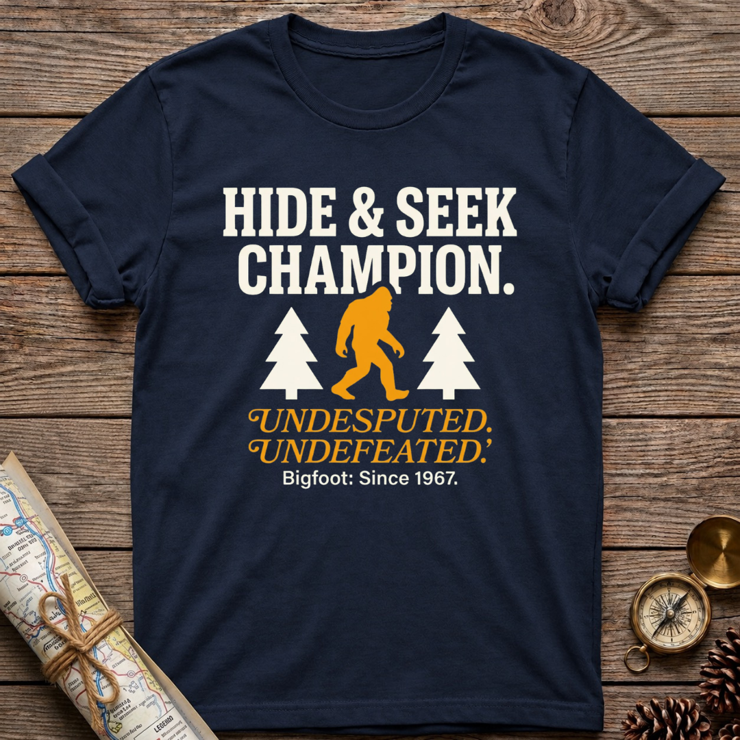 Bigfoot Hide & Seek Champion T-Shirt