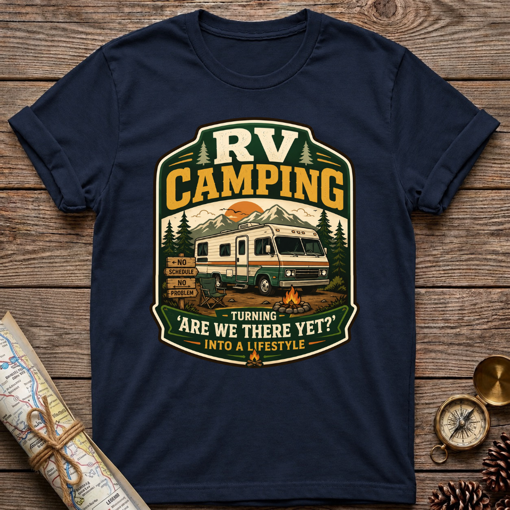 Rv Camping "Are We There Yet" T-Shirt