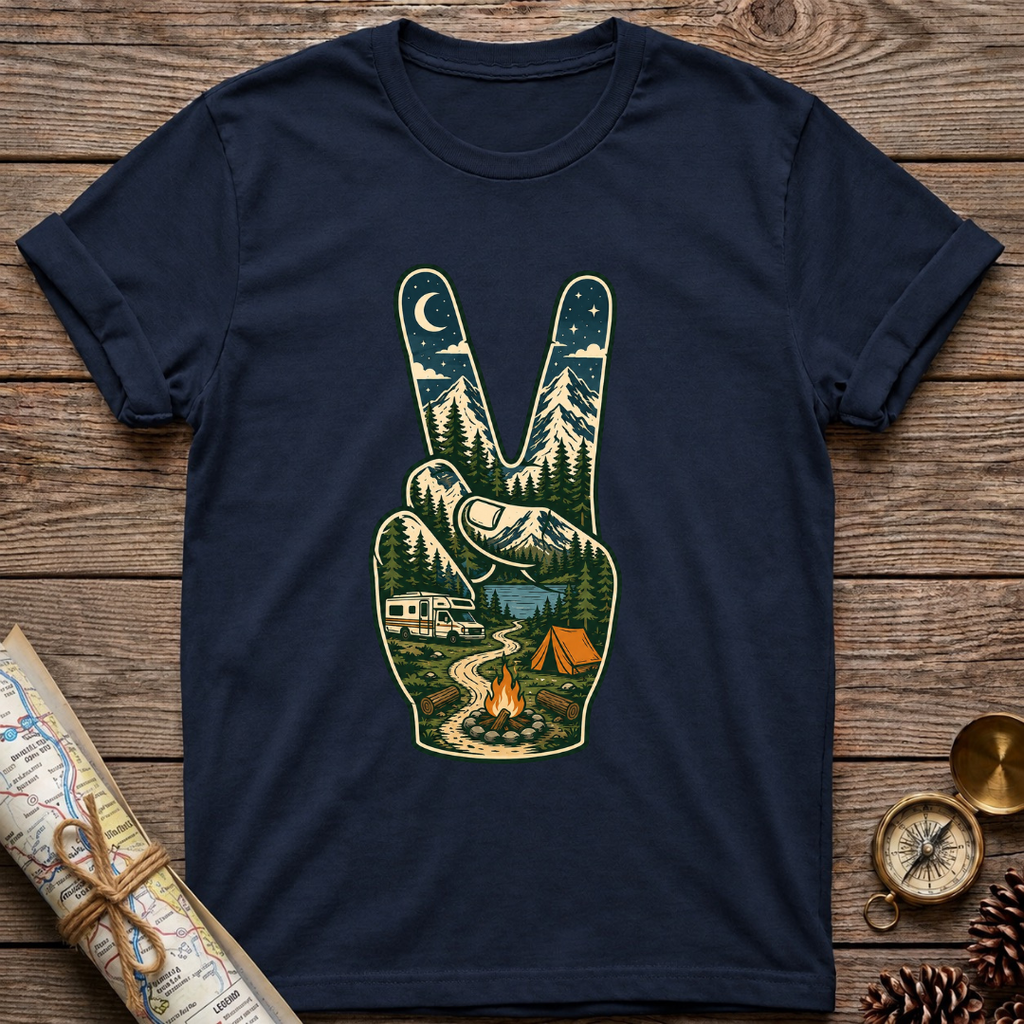 Hand Peace Symbol T-Shirt
