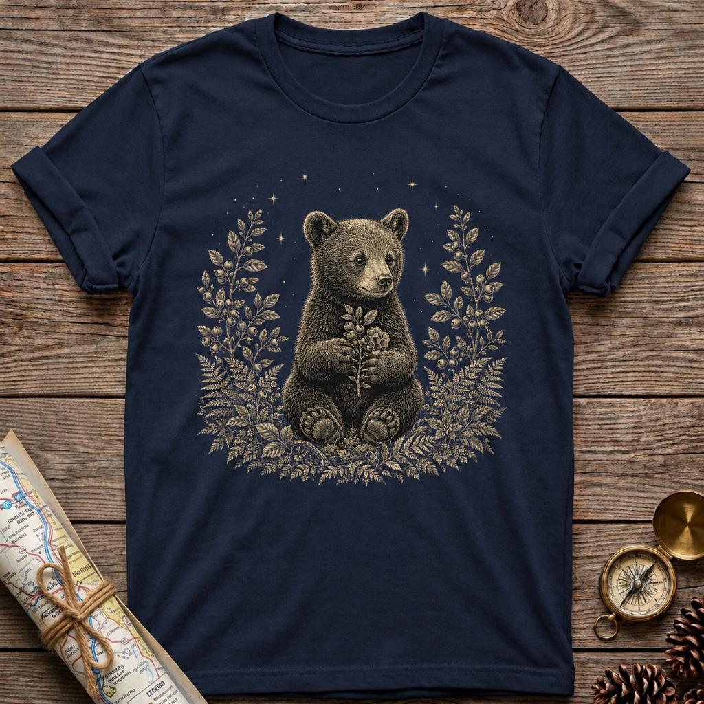 Bear Holding Honeycomb T-Shirt