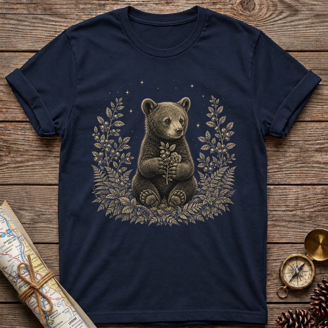 Bear Holding Honeycomb T-Shirt