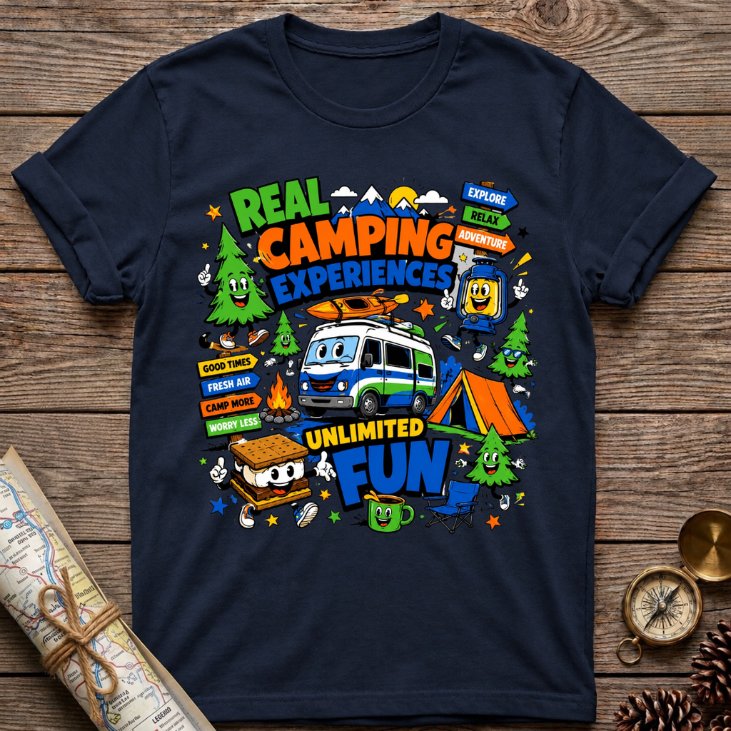 Real Camping Experiences T-Shirt