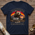 Camping Across America With A Bear T-Shirt