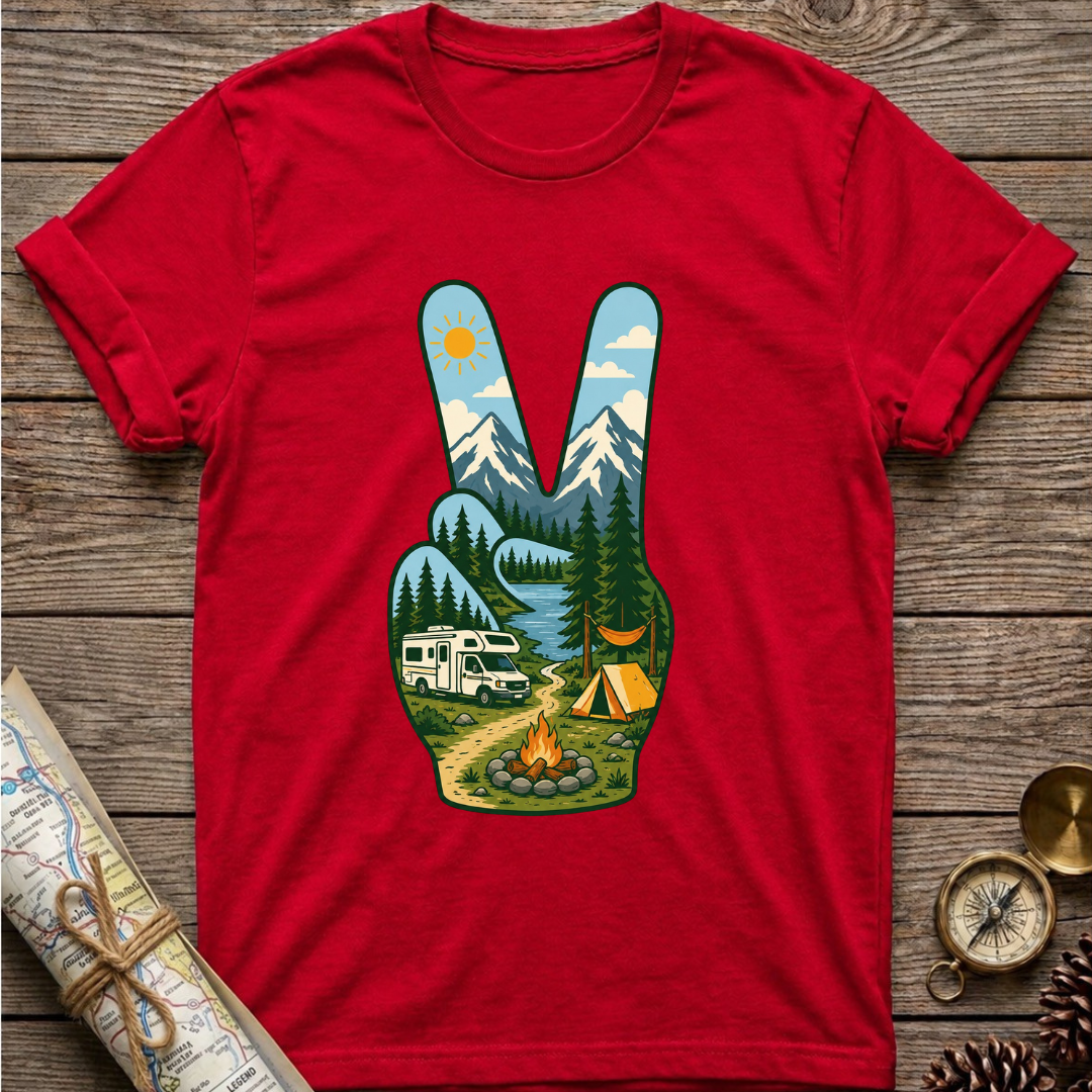 Hand Peace Symbol (3) T-Shirt