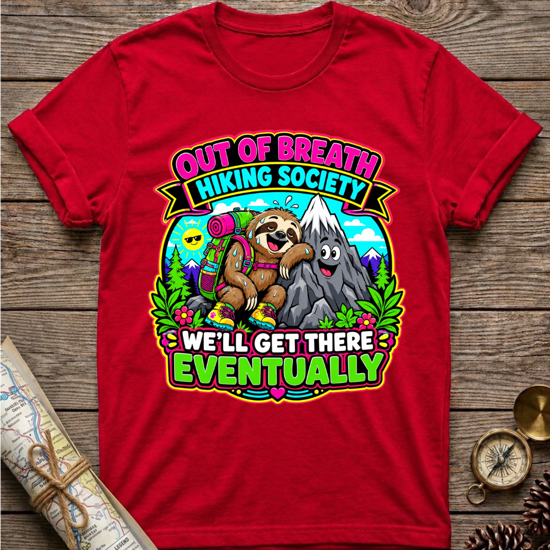 Out of Breath Hiking Club T-Shirt