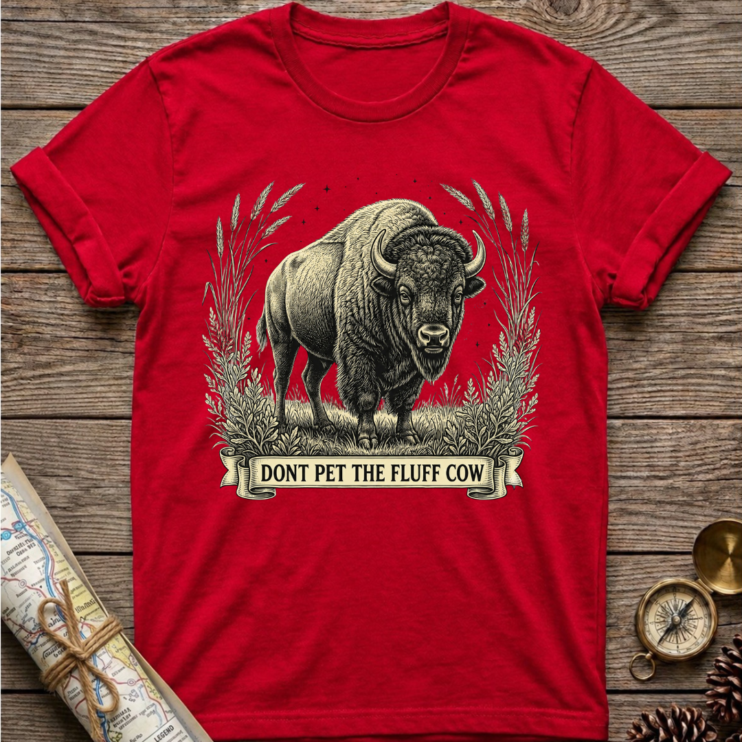 Dont Pet The Fluffy Cow T-Shirt