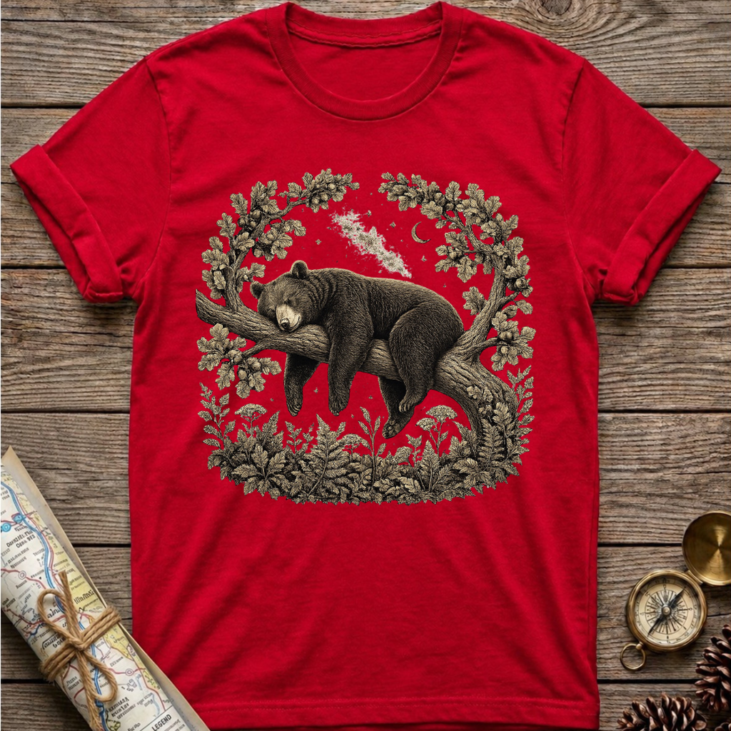 Sleeping Bear in Tree T-Shirt