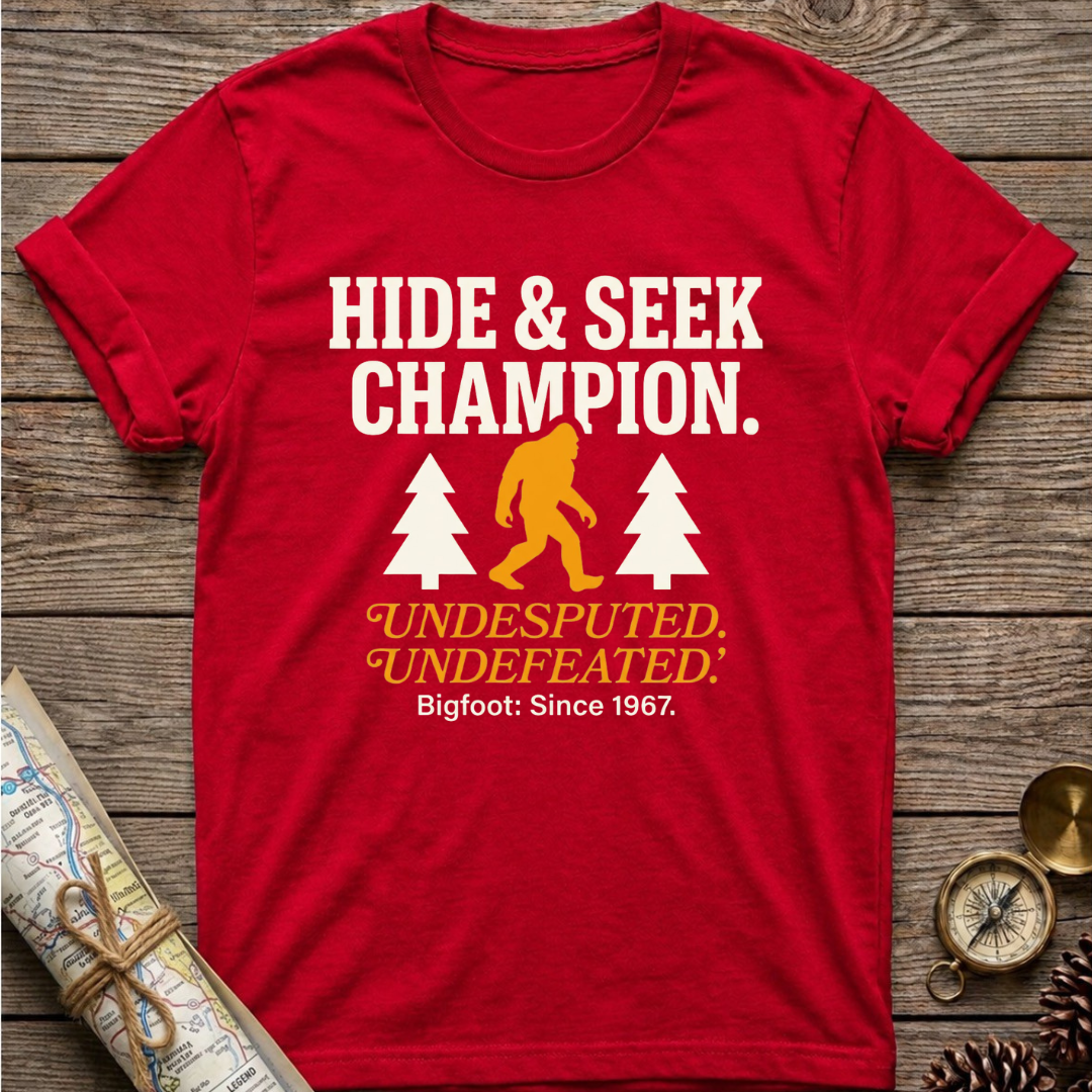 Bigfoot Hide & Seek Champion T-Shirt