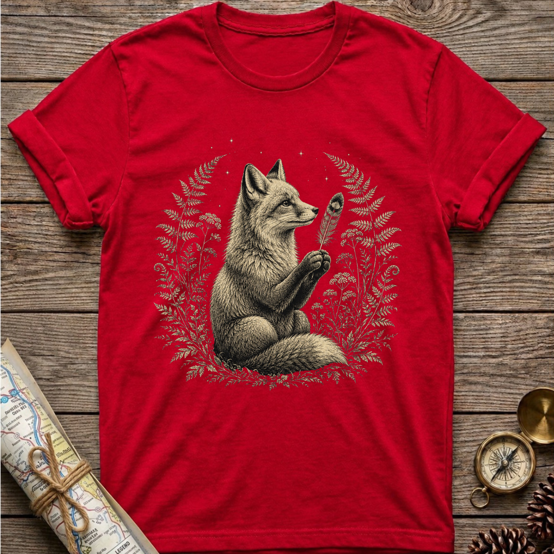Fox With Feather T-Shirt