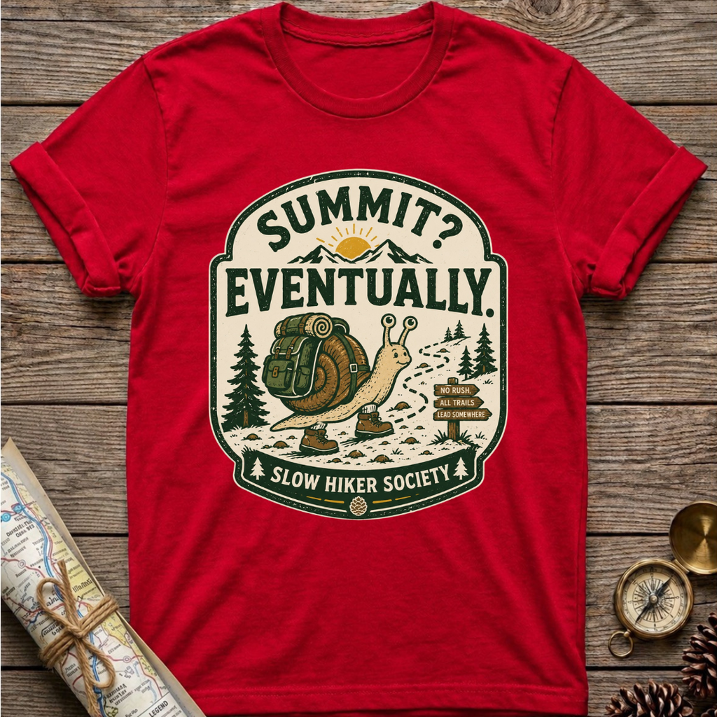 Snail Summit Eventually T-Shirt