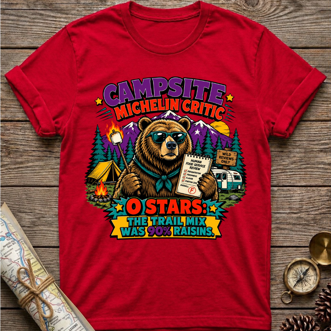 Bear Campsite Critic T-Shirt