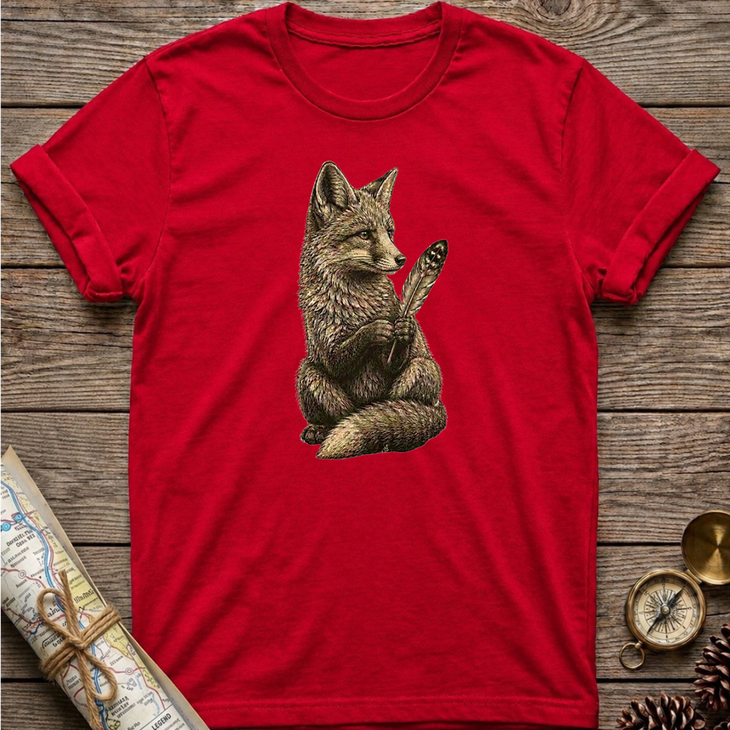 Fox With Feather (2) T-Shirt
