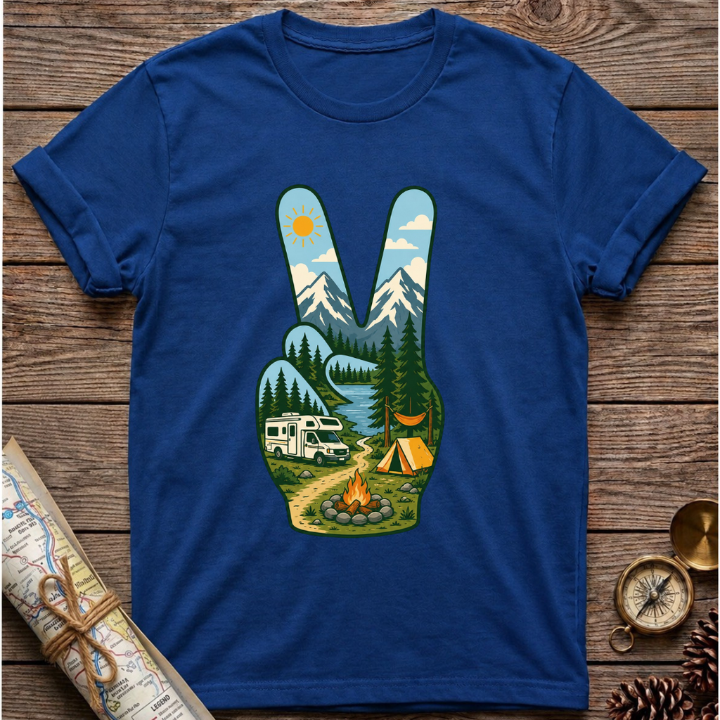 Hand Peace Symbol (3) T-Shirt