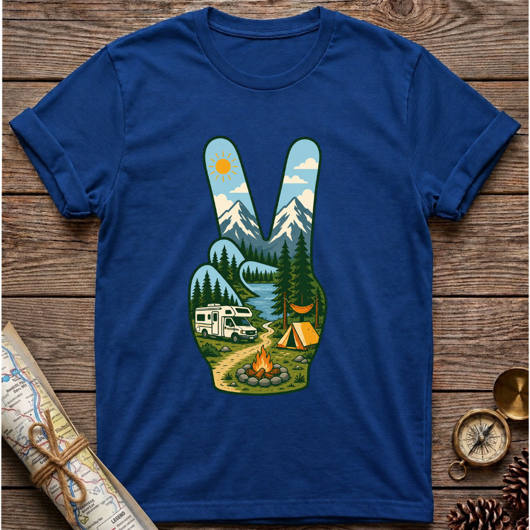 Hand Peace Symbol (3) T-Shirt