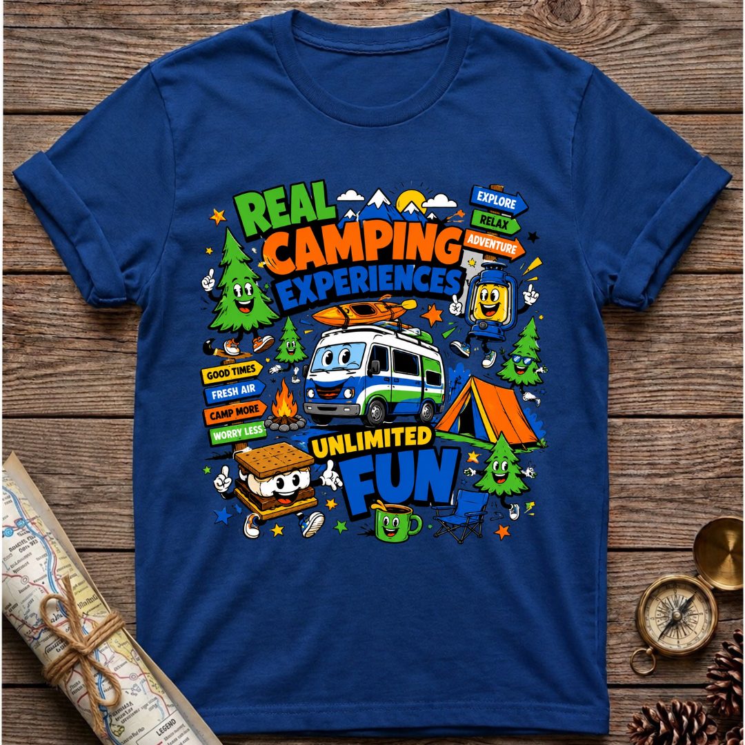 Real Camping Experiences T-Shirt