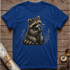 Raccoon Hold a Flower T-Shirt