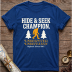 Bigfoot Hide & Seek Champion T-Shirt