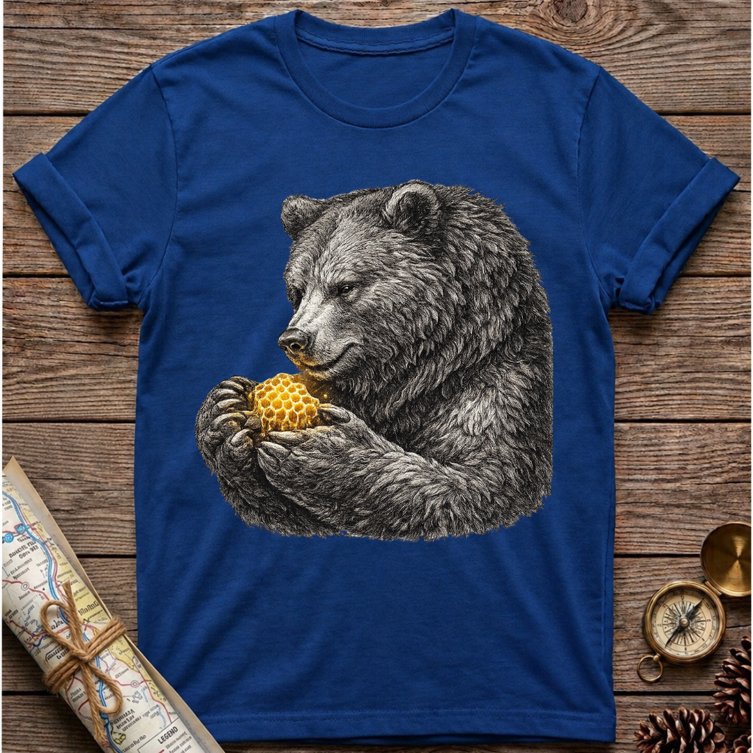 Bear Holding Honeycomb (2) T-Shirt