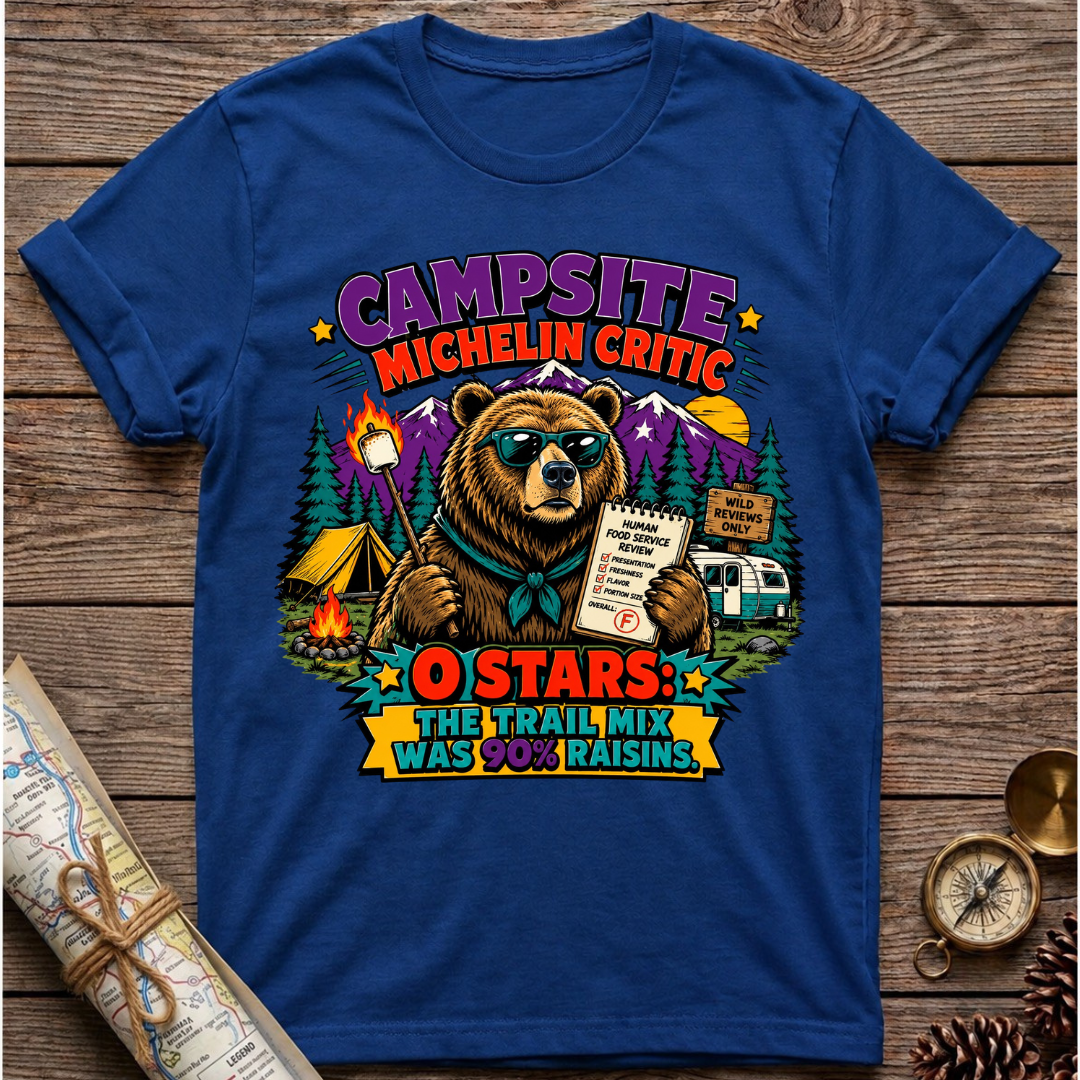 Bear Campsite Critic T-Shirt