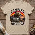 Camping Across America With A Bear T-Shirt